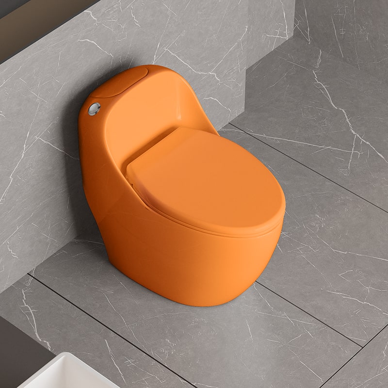 2023 New Sanitary Ware Bathroom Ceramic Color Toilet WC One Piece Toilet
