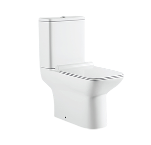 Sanitary-Ware-wholesale Square Close Coupled Toilet
