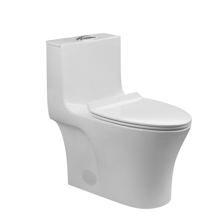 Bathroom WC Mute Descent toilet ceramic flush toilet one piece Toilet