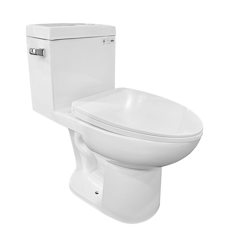 Sanitary Ware Ceramic White Floor Mounted Siphonic One Piece Wc Toilets