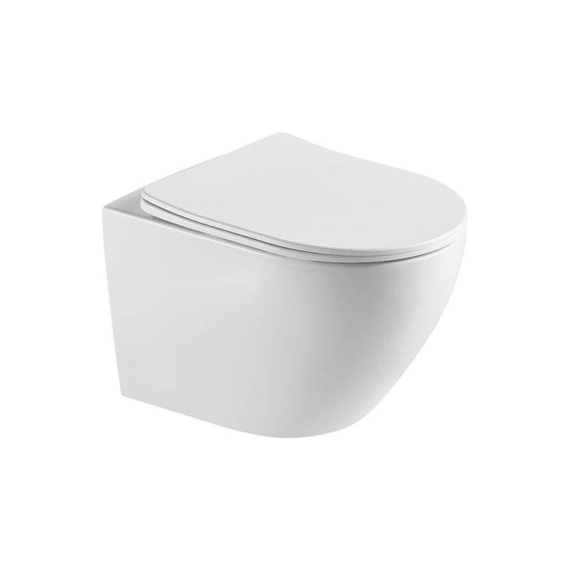 Sanitary Ware Toilet Luxury Europe Round Back Ceramic Wall Mounted Toilet
