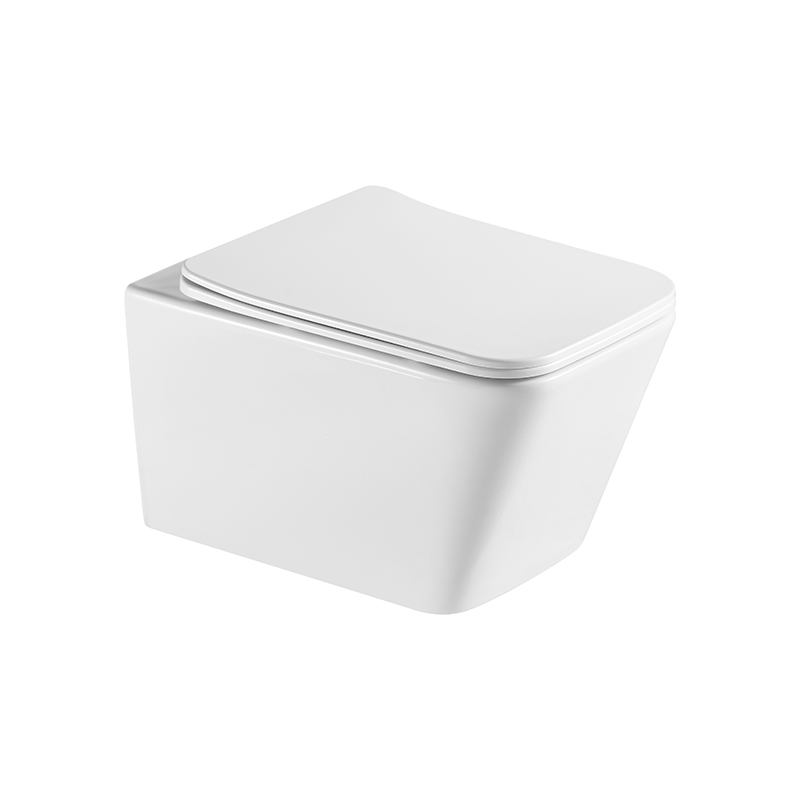 Europe style round design water saving and UF seat cover Wall mounted toilet
