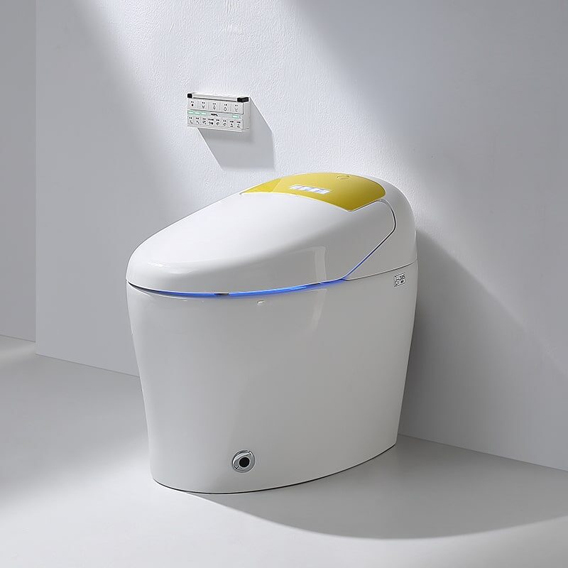 Wholesale cheap white bathroom sensor flush toilet smart
