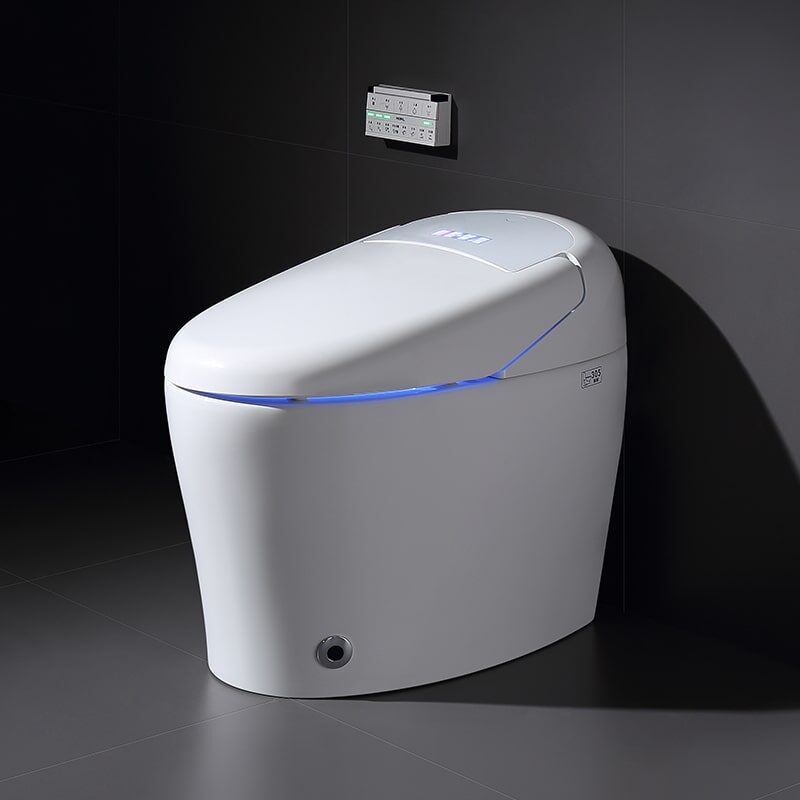 Hotel restaurant siphonic toilet western-style smart bathroom smart toilet