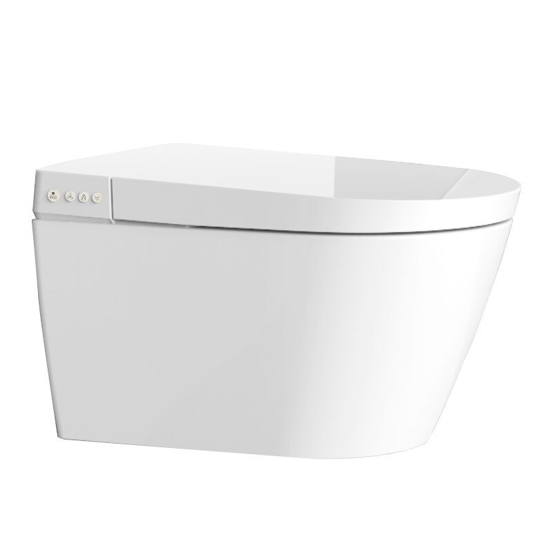 Wall-mounted toilet flushing to save space, toilet flush toilet