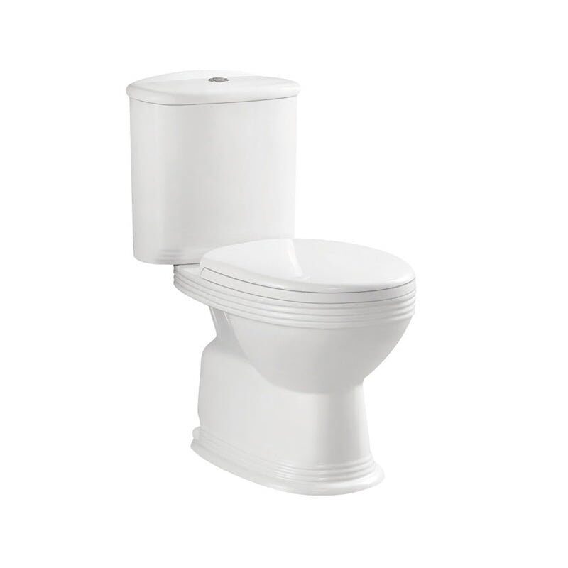 sanitary ware ceramic siphonic two piece toilet