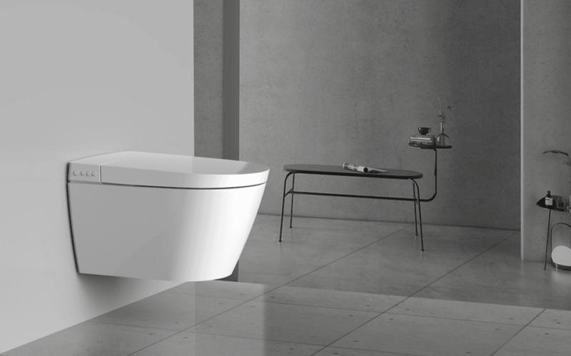 intelligent bathroom wall hung toilet