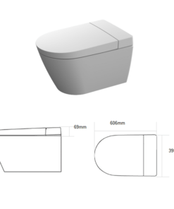 smart toilet made in china automatic chinese toilet