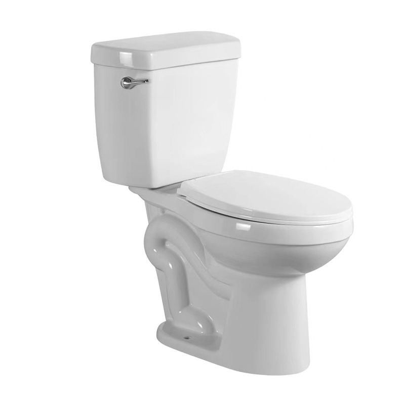 Wholesale High Grade Ceramic White Color Sanitary Ware Siphonic 2 Piece Wc Toilet