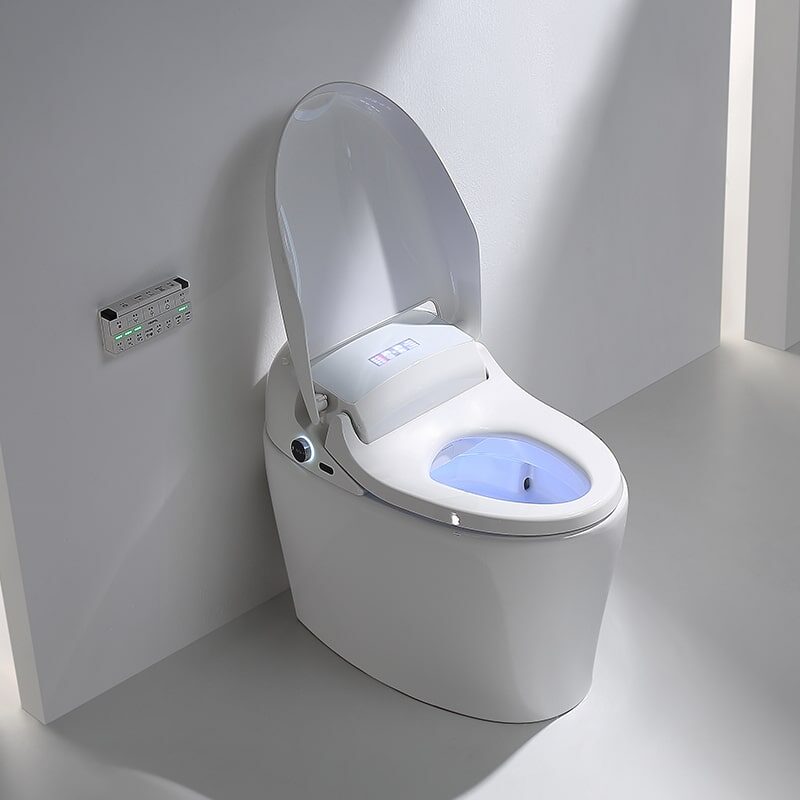 Smart toilet with bidet