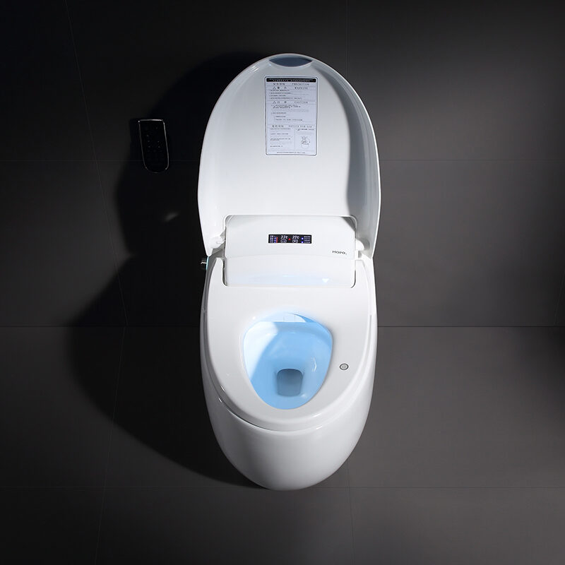 Foot feeling flush toilet smart toilet